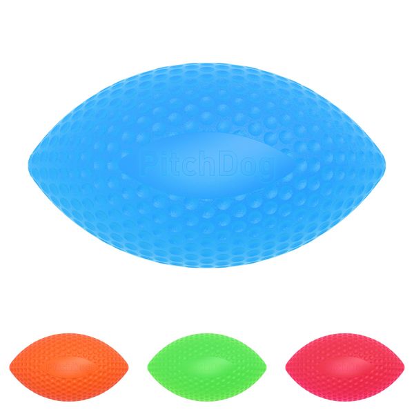 Игровой мяч для апортировки PitchDog, диаметр 9 см, голубой 62412 фото