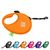 Повідець-рулетка для собак WAUDOG R-leash з контейнером для пакетів, світловідбивна стрічка, S, до 12 кг, 3 м, помаранчевий 26274 фото