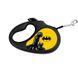 Повідець-рулетка для собак WAUDOG R-leash, "Бетмен Жовтий" 8123-1002-01 фото 1