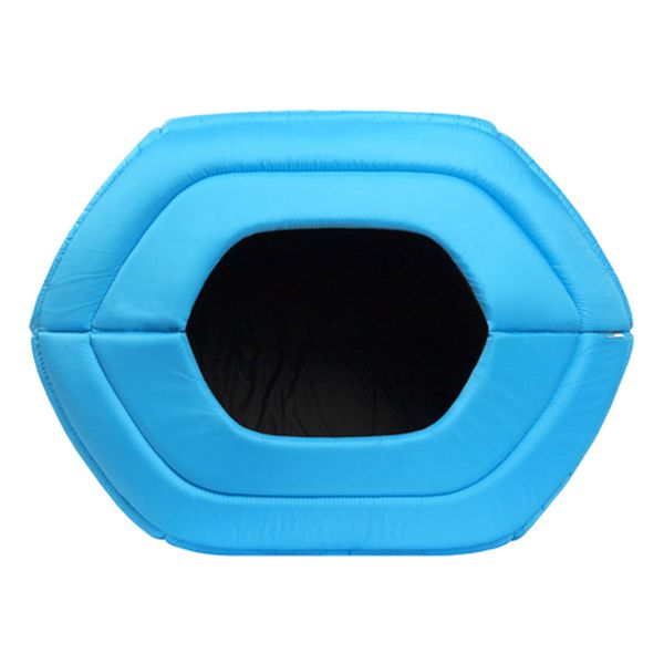 Домик для домашних животных AiryVest, размер S, 55*22*34 см, голубой 00882 фото