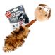 Іграшка для собак Барсук з 2-ма пищалками GiGwi Catch&fetch, штучне хутро, 26 см 75039 фото 2