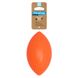 Игровой мяч для апортировки PitchDog, диаметр 9 см, оранжевый 62414 фото 2