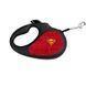 Поводок-рулетка для собак WAUDOG R-leash, "Супермен Лого Красный" 8123-1007-01 фото 1