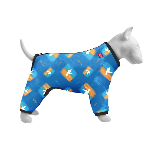 Вітровка для собак WAUDOG Clothes, малюнок "Прапор", XS30, В 43-45 см, С 27-30 см 5330-0229 фото
