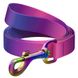 Поводок для собак из нейлона WAUDOG Nylon Recycled, градиент, S, Ш 15 мм, Д 122 см фиолетовый 46629 фото 1
