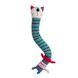 Игрушка для собак Кот с хрустящей шеей и пищалкой GiGwi Crunchy, текстиль, пластик, 28 см 75046 фото 1