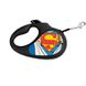 Поводок-рулетка для собак WAUDOG R-leash, "Супермен Герой", светоотражающая лента 8123-1008-01 фото 1