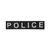Сменная надпись "Dog Extremе" "POLICE" малая для шлеи "POLICE" 1-2 размера, черный 24681 фото