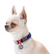 Ошейник для собак нейлоновый WAUDOG Nylon c QR-паспортом, "NASA21", металлическая пряжка-фастекс 4505-0148 фото 3
