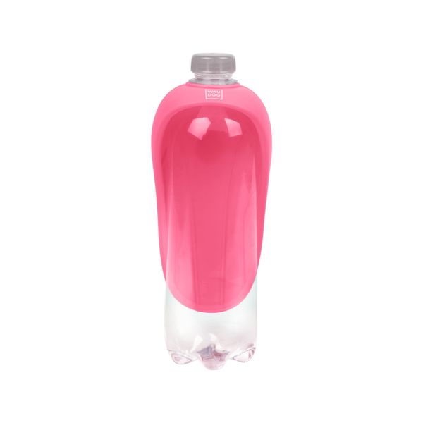 Поилка-насадка на бутылку WAUDOG Silicone, 165х90 мм розовый 50777 фото