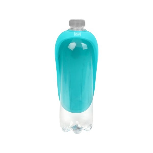 Поилка-насадка на бутылку WAUDOG Silicone, 165х90 мм голубой 50772 фото