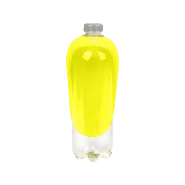 Поилка-насадка на бутылочку WAUDOG Silicone, 165х90 мм желтый 50778 фото
