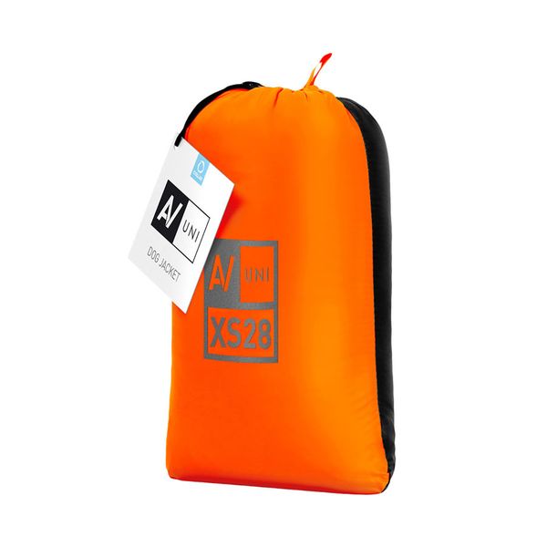 Курточка двостороння AiryVest UNI, оранжево-чорна 2518 фото