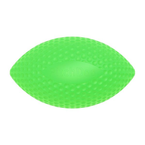 Игровой мяч для апортировки PitchDog, диаметр 9 см, салатовый 62415 фото