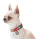 Ошейник для собак нейлоновый WAUDOG Nylon с QR паспортом, рисунок "Авокадо на розовом", пластиковый фастекс, S, Ш 15 мм, Дв 25-35 см 280-4051 фото 3