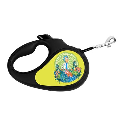 Поводок-рулетка для собак WAUDOG R-leash, "Рик и Морти 2", светоотражающая лента 8123-0281-01 фото