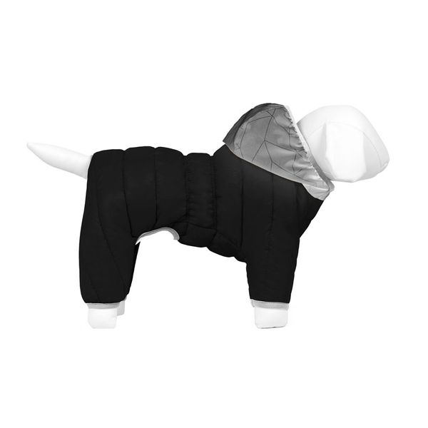 Комбінезон для собак, що утеплює AiryVest ONE, розмір XS 22, чорний 24111 фото