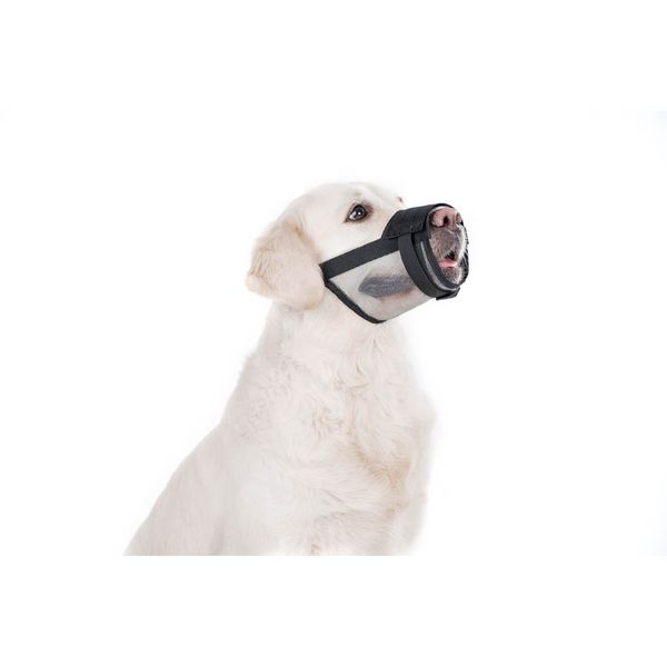Намордник для собак нейлоновый "Dog Extremе" регулируемый с сеткой 4320 фото