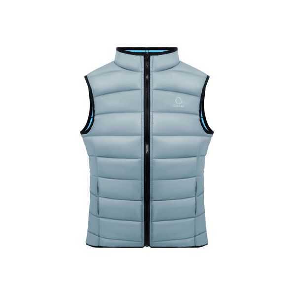 Жилет Сollar Vest мужской, размер S, серо-голубой 750 фото