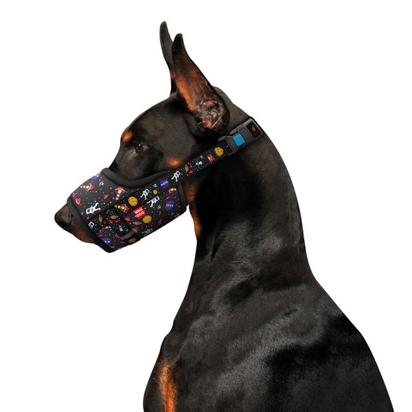 Намордник для собак WAUDOG Nylon, "NASA", пластиковий фастекс, розмір №1 5388 фото