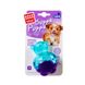 Іграшка для собак Ведмедик з пищалкою, синій GiGwi Suppa Puppa, гума, 9 см 75035 фото 2